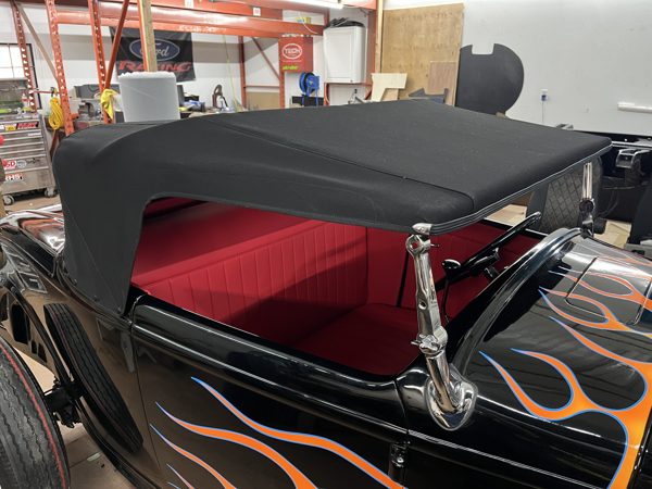 Classic car convertible top